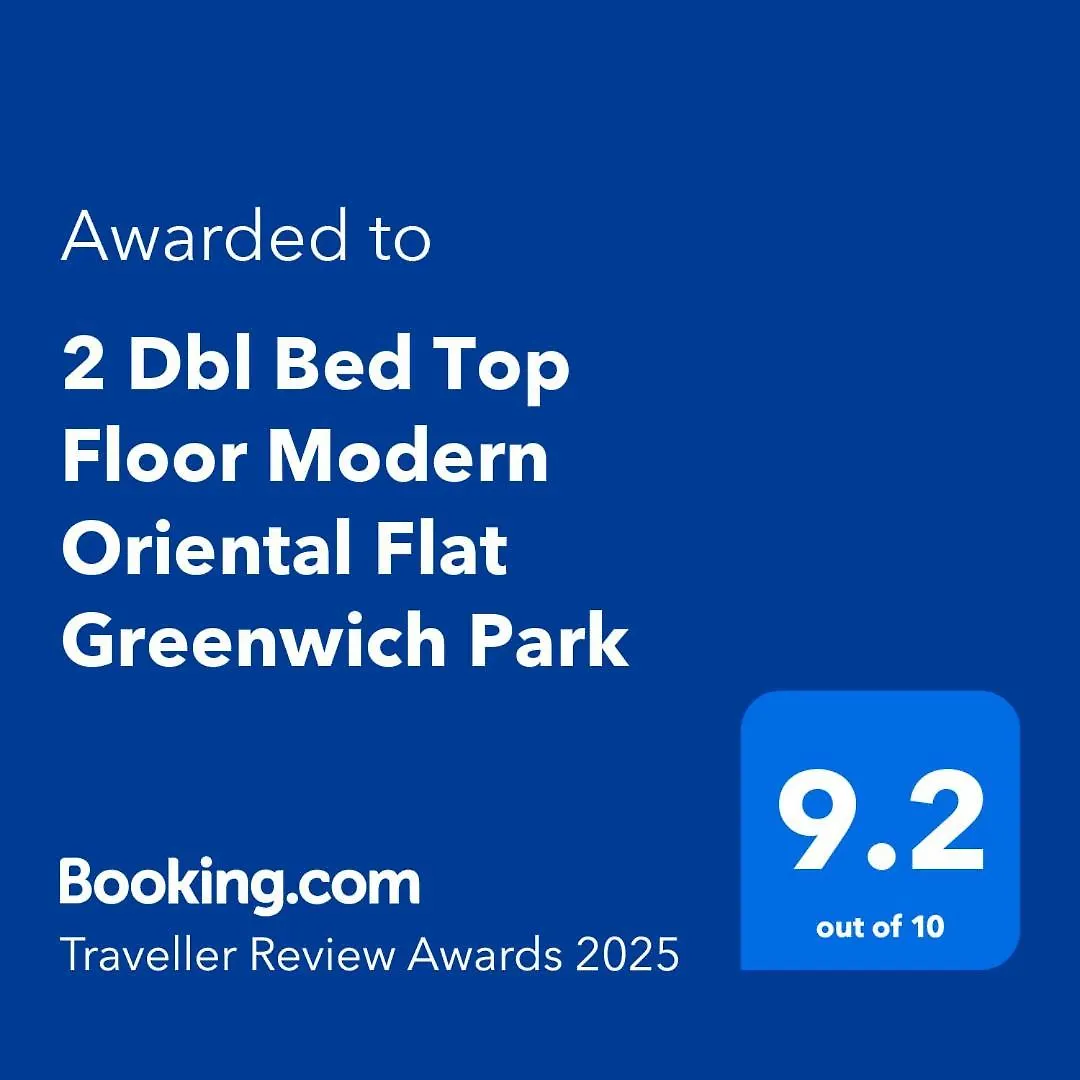 Apartment Oriental, 2 Double Bedroom Flat, Royal Greenwich, Se London